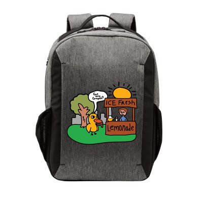 Got Any Grapes Ice Fresh Lemonade Funny Duck Vector Backpack