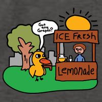 Got Any Grapes Ice Fresh Lemonade Funny Duck Vector Backpack