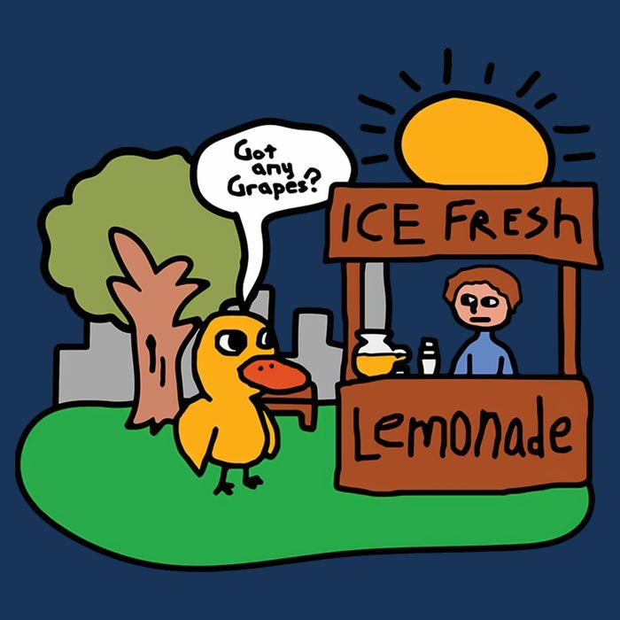 Got Any Grapes Ice Fresh Lemonade Funny Duck Infant Baby Jersey Bodysuit