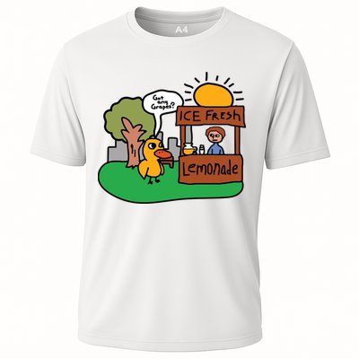Got Any Grapes Ice Fresh Lemonade Funny Duck Performance Shirt