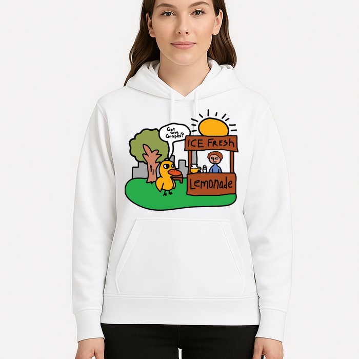Got Any Grapes Ice Fresh Lemonade Funny Duck Hoodie