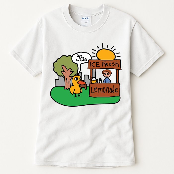 Got Any Grapes Ice Fresh Lemonade Funny Duck Tall T-Shirt