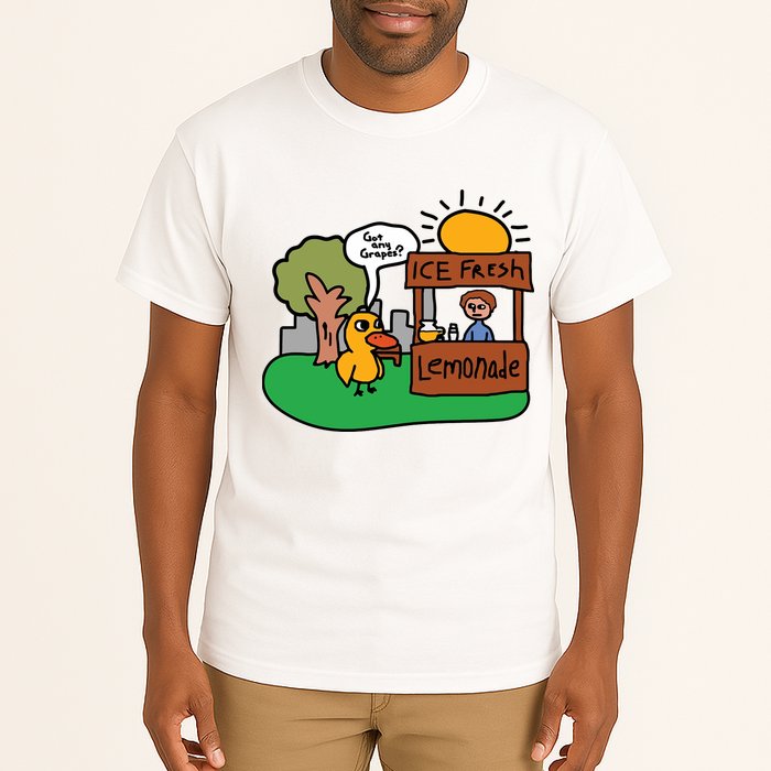 Got Any Grapes Ice Fresh Lemonade Funny Duck Tall T-Shirt
