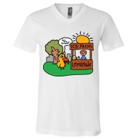 Got Any Grapes Ice Fresh Lemonade Funny Duck V-Neck T-Shirt