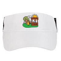 Got Any Grapes Ice Fresh Lemonade Funny Duck Adult Drive Performance Visor