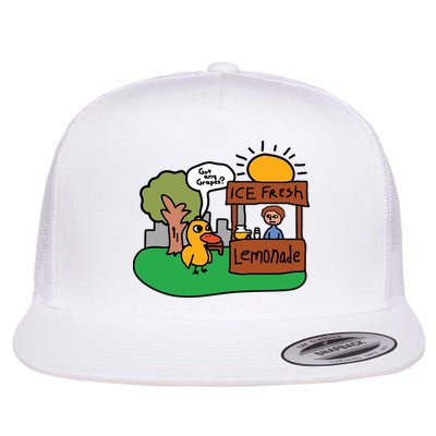 Got Any Grapes Ice Fresh Lemonade Funny Duck Flatbill Hat