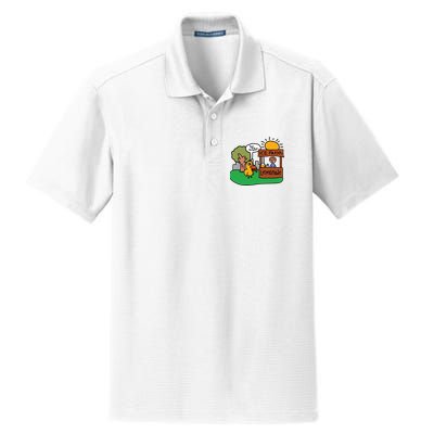 Got Any Grapes Ice Fresh Lemonade Funny Duck Dry Zone Grid Polo