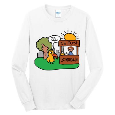 Got Any Grapes Ice Fresh Lemonade Funny Duck Tall Long Sleeve T-Shirt