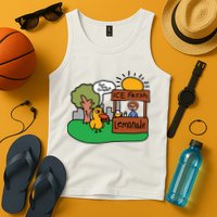 Got Any Grapes Ice Fresh Lemonade Funny Duck Tank Top