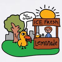 Got Any Grapes Ice Fresh Lemonade Funny Duck Tank Top