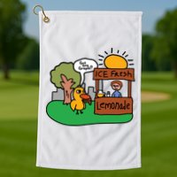 Got Any Grapes Ice Fresh Lemonade Funny Duck Golf Towel