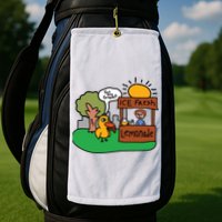 Got Any Grapes Ice Fresh Lemonade Funny Duck Golf Towel