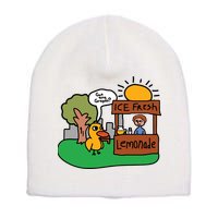 Got Any Grapes Ice Fresh Lemonade Funny Duck Short Acrylic Beanie