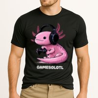 Gamer Axolotl Gamesolotl Fish Gaming Video Gamer Cooling Performance Crew T-Shirt