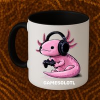 Gamer Axolotl Gamesolotl Fish Gaming Video Gamer Mug