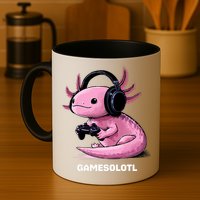 Gamer Axolotl Gamesolotl Fish Gaming Video Gamer Mug