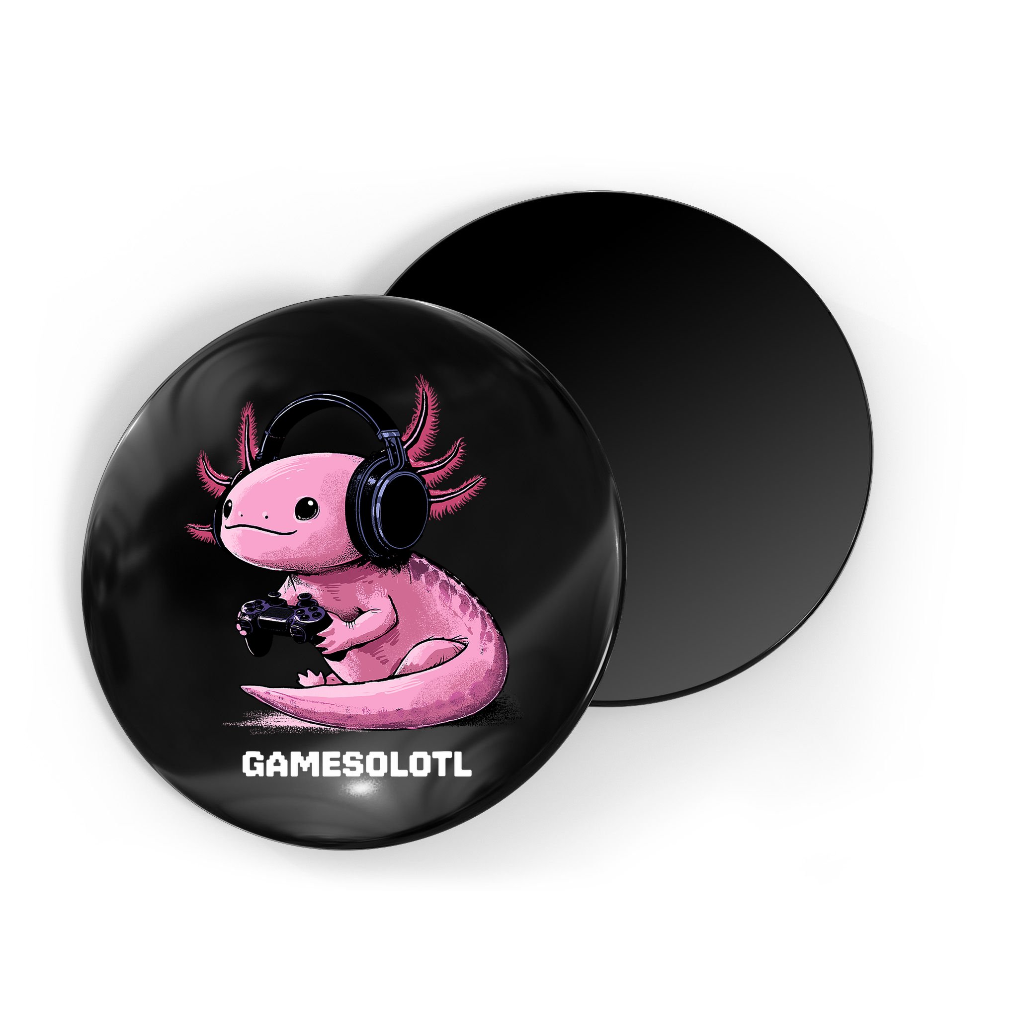Gamer Axolotl Gamesolotl Fish Gaming Video Gamer Magnet