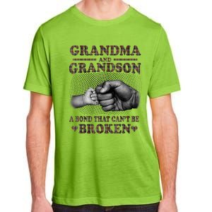 Grandma And Grandson A Bond That Can't Be Broken Mother Day Adult ChromaSoft Performance T-Shirt