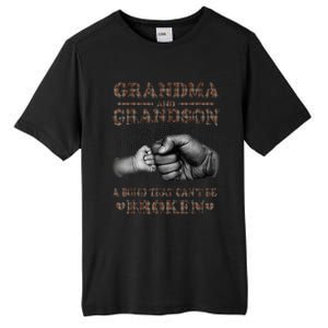 Grandma And Grandson A Bond That Can't Be Broken Mother Day Tall Fusion ChromaSoft Performance T-Shirt