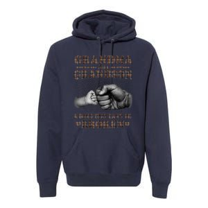 Grandma And Grandson A Bond That Can't Be Broken Mother Day Premium Hoodie