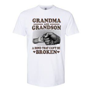 Grandma And Grandson A Bond That Can't Be Broken Mother Day Softstyle CVC T-Shirt