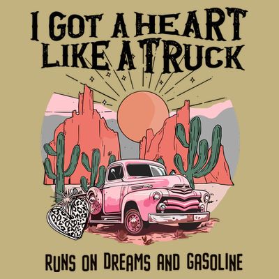 Got A Heart Like A Truck Country T-Shirt