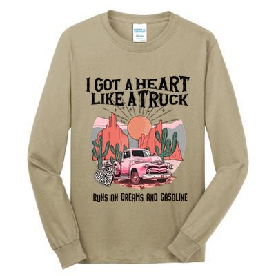 Got A Heart Like A Truck Country Tall Long Sleeve T-Shirt