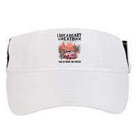 Got A Heart Like A Truck Country Adult Drive Performance Visor