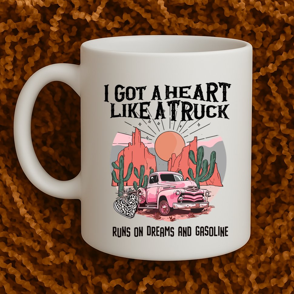 Got A Heart Like A Truck Country Mug
