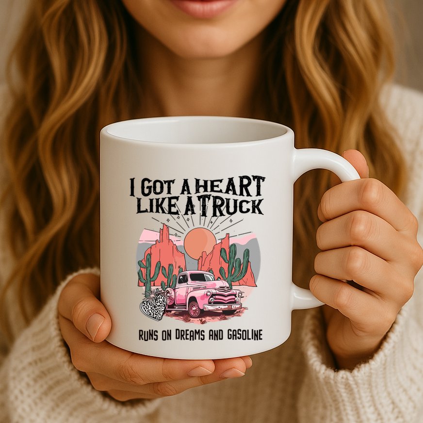 Got A Heart Like A Truck Country Mug