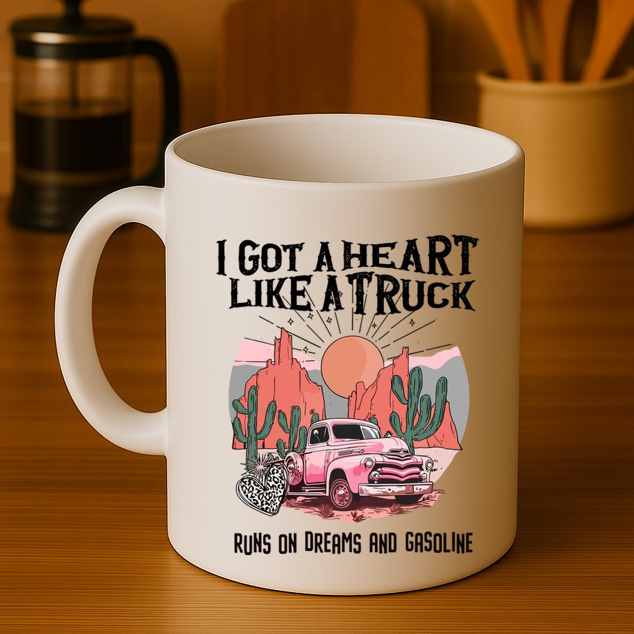 Got A Heart Like A Truck Country Mug