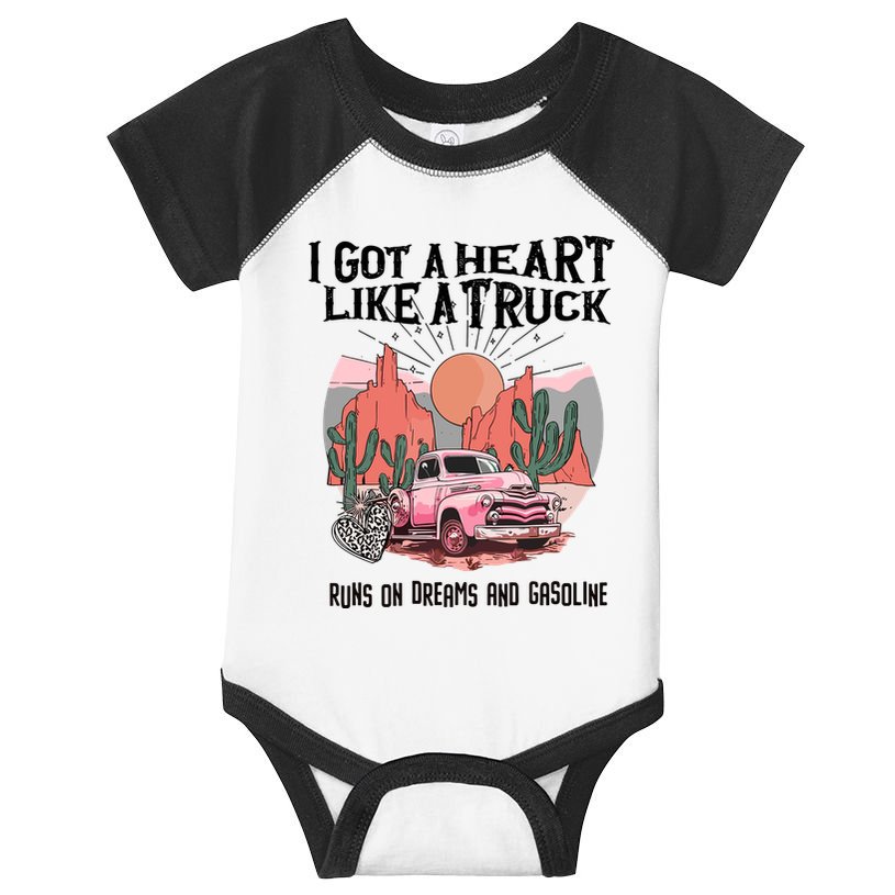 Got A Heart Like A Truck Country Infant Baby Jersey Bodysuit