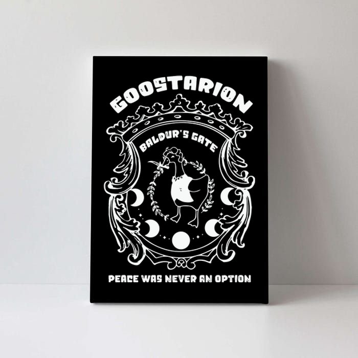 Goose Astarion Honk Peace Was Never An Option Canvas