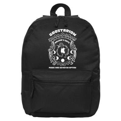Goose Astarion Honk Peace Was Never An Option 16 in Basic Backpack
