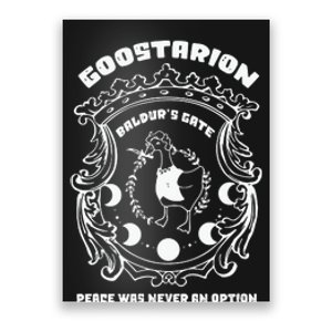 Goose Astarion Honk Peace Was Never An Option Poster