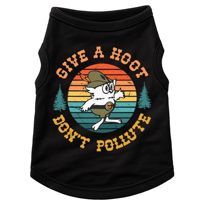 Give A Hoot DonT Pollute Doggie Tank