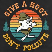 Give A Hoot DonT Pollute 15oz Campfire Ceramic Mug