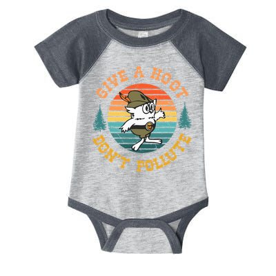 Give A Hoot DonT Pollute Infant Baby Jersey Bodysuit