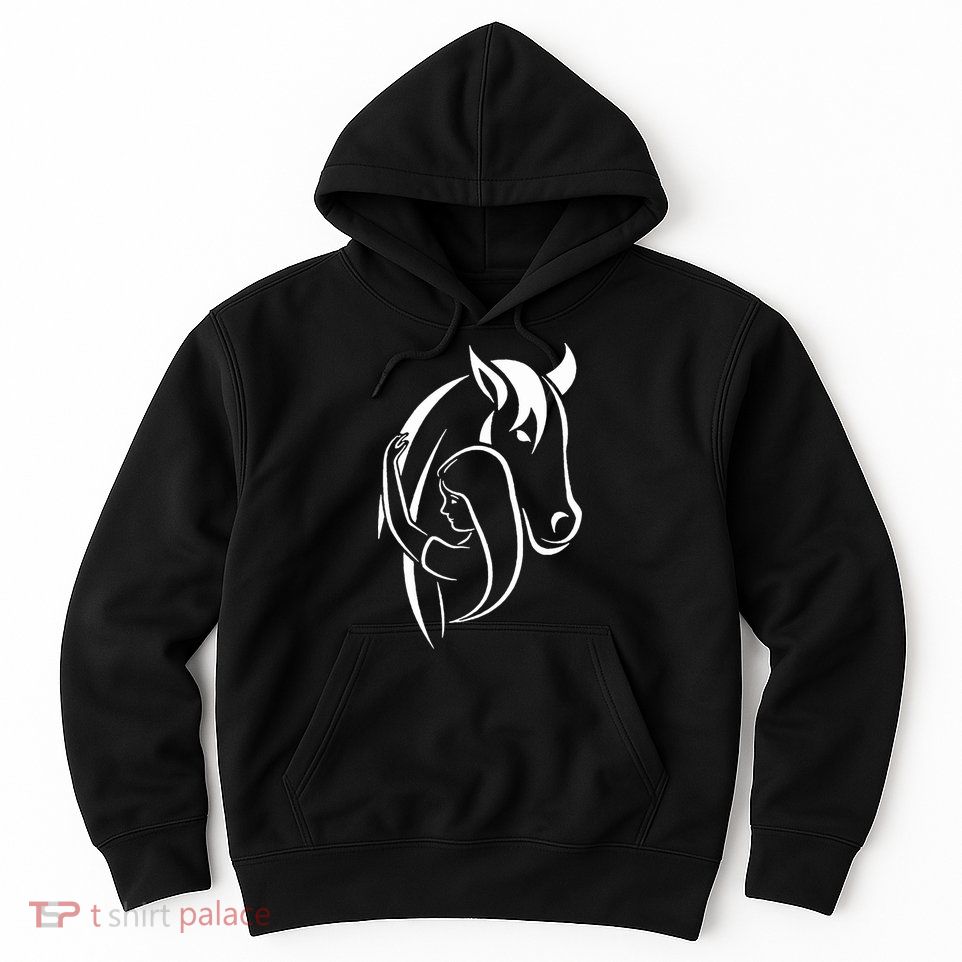 Girl And Horse For Wo Teen And Horse Lover Hoodie