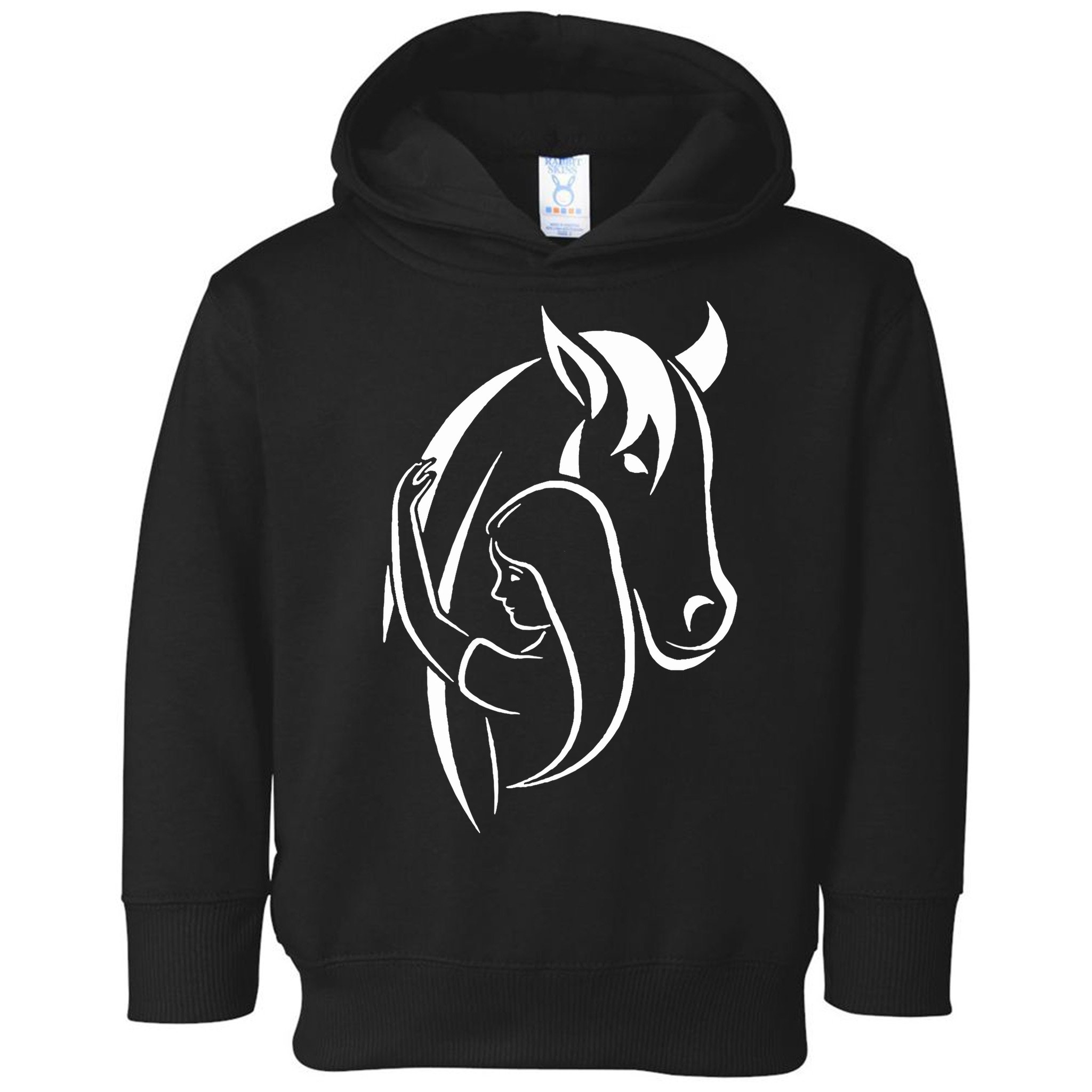 Girl And Horse For Wo Teen And Horse Lover Toddler Hoodie
