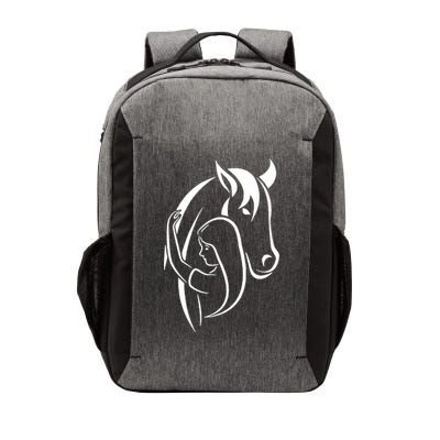 Girl And Horse For Wo Teen And Horse Lover Vector Backpack