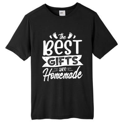 Gifts Are Homemade Parents Newborn Family Gift Tall Fusion ChromaSoft Performance T-Shirt