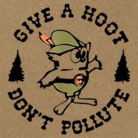Give A Hoot DonT Pollute Earth Day Cotton Canvas Backpack