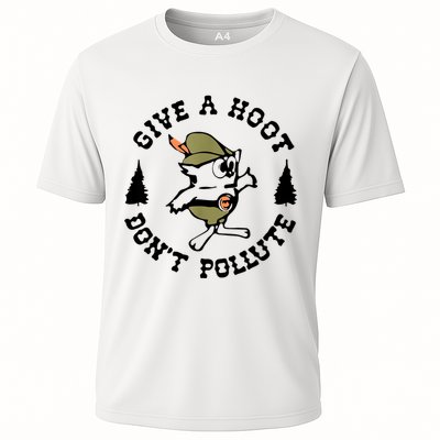 Give A Hoot DonT Pollute Earth Day Performance Shirt