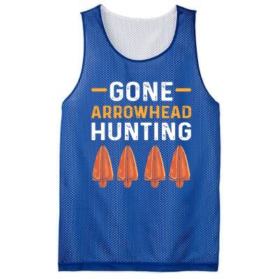 Gone Arrowhead Hunting Arrowhead Collecting Gift Mesh Reversible Basketball Jersey Tank