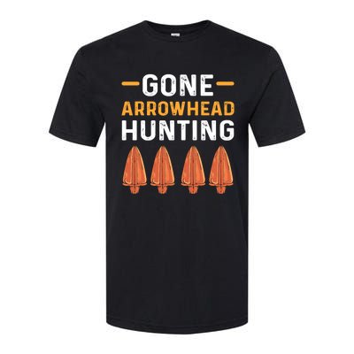 Gone Arrowhead Hunting Arrowhead Collecting Gift Softstyle CVC T-Shirt