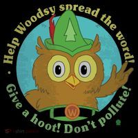 Give A Hoot Distressed And Faded Owl Flexfit Unipanel Trucker Cap