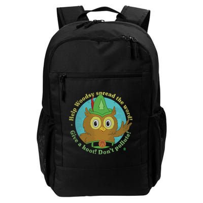 Give A Hoot Distressed And Faded Owl Backpack