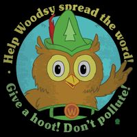 Give A Hoot Distressed And Faded Owl Backpack