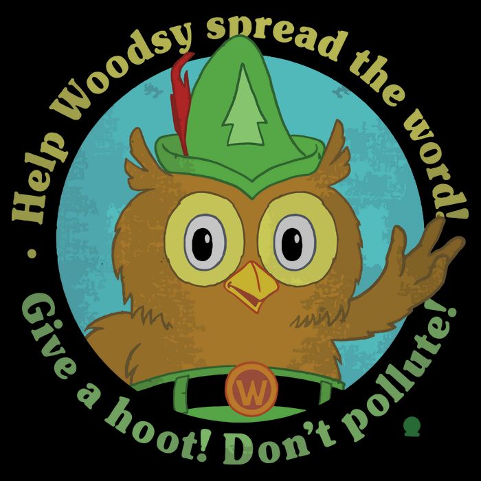 Give A Hoot Distressed And Faded Owl Backpack